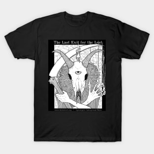 Last Exit Goat Skull Scythe T-Shirt